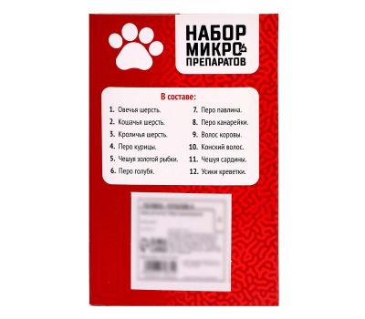 Набор микропрепаратов «Животные» для увлекательных исследований под микроскопом!, изображение 5