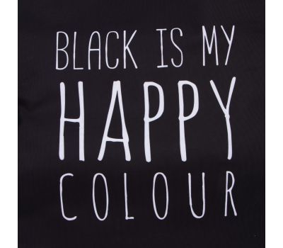 Стильная черная сумка-шопер в банке из полиэстера, изображение 3