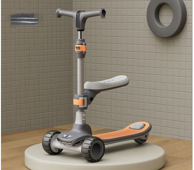 Самокат-беговел 3-колесный SCOOTER MJQ для детей от 3 лет - идеальный выбор для активных прогулок, изображение 4 Самокат-беговел 3-колесный SCOOTER MJQ для детей от 3 лет - идеальный выбор для активных прогулок, изображение 4