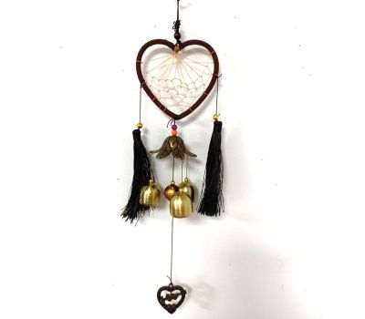 Музыкальная подвеска "Музыка ветра" с 3 колокольчиками: восточное волшебство для вашего интерьера, изображение 2