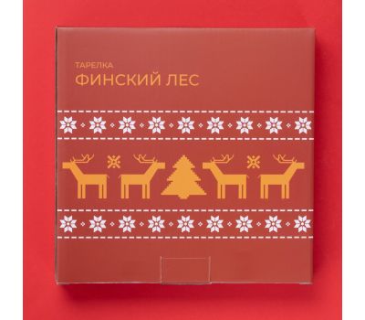 Набор тарелок Доляна «Финский лес» — костяной фарфор, изображение 6 Набор тарелок Доляна «Финский лес» — костяной фарфор, изображение 6