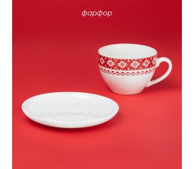 Новогодняя чайная пара «Финский лес», изображение 2