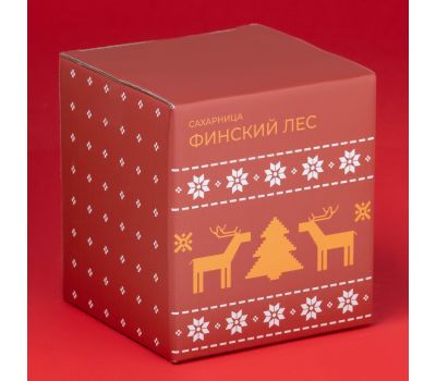 Новогодняя сахарница «Финский лес», 350 мл, изображение 4 Новогодняя сахарница «Финский лес», 350 мл, изображение 4
