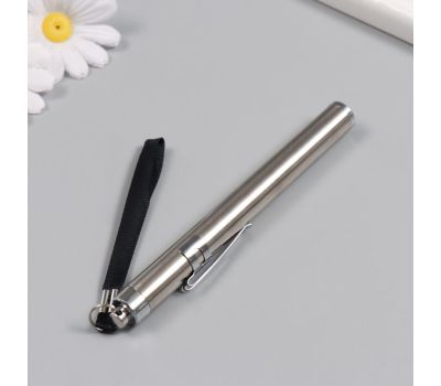 Стильный металлический фонарик с ремешком "Серебро" — ваш идеальный источник света в любых ситуациях!, изображение 3