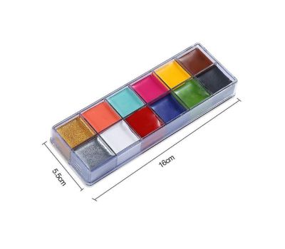 Грим для лица и тела 12 цветов – яркость и безопасность для вашего образа, изображение 2