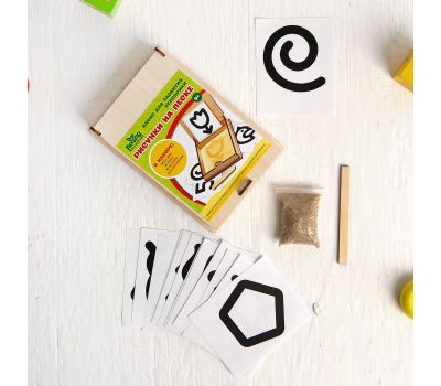 Развивающий набор «Рисунки на песке» для малышей, изображение 2