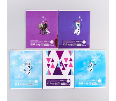 Тетрадь в клетку на 12 листов, "Холодное сердце", формат А5, изображение 8