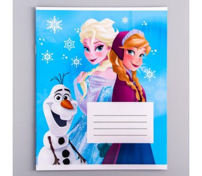 Тетрадь в клетку на 12 листов, "Холодное сердце", формат А5, изображение 5