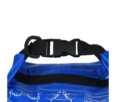 Водонепроницаемый гермомешок YUGANA 10 литров, синий, изображение 8