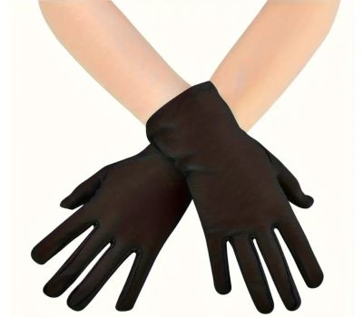 Легкие перчатки из лайкры черного цвета – комфорт и элегантность, изображение 5