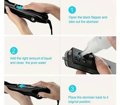 Паровой выпрямитель для волос STEAM Plus: блестящие и гладкие волосы без повреждений, изображение 6