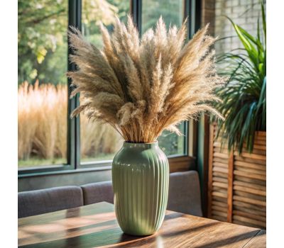 Букет сухоцветов: Пампасная трава и тростник, 11 шт., 120 см — Элегантное украшение для дома, изображение 3 Букет сухоцветов: Пампасная трава и тростник, 11 шт., 120 см — Элегантное украшение для дома, изображение 3