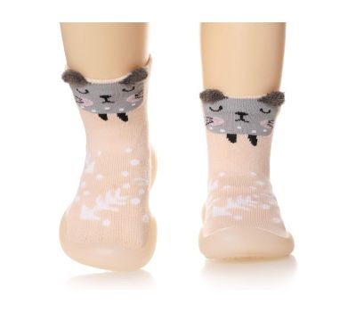 Детские ботиночки-носочки First Step — безопасность и комфорт для первых шагов, р 26-27, изображение 2