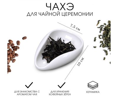 Набор ЧАБАНЬ для чайной церемонии, поднос 27 х 18.5 х 4 см + чахэ, изображение 4