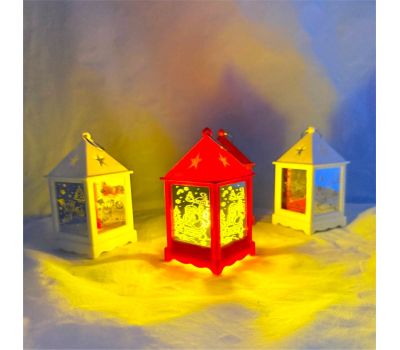 Светодиодный фонарь "Снеговик" с гравюрой и мягким свечением, изображение 3