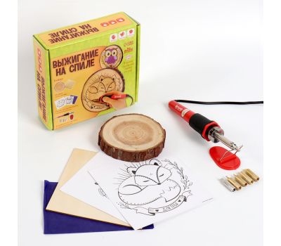 Набор для выжигания и росписи по дереву «Для тебя» — полный комплект для творчества!, изображение 2