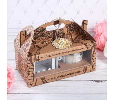 Набор ароматизированной свечи с подсвечником фонарик: создайте атмосферу уюта и романтики!, изображение 3