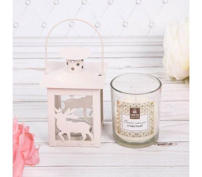 Набор ароматизированной свечи с подсвечником фонарик: создайте атмосферу уюта и романтики!, изображение 2