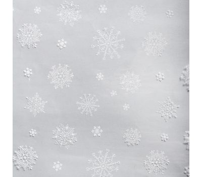 Упаковочная пленка глянцевая «Снежинки», 1 х 5.2 м — стиль для ваших подарков, изображение 3