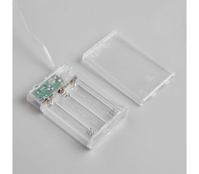 Гирлянда «Нить» 5 м, 50 LED, белое свечение — стильное украшение для вашего дома, изображение 3