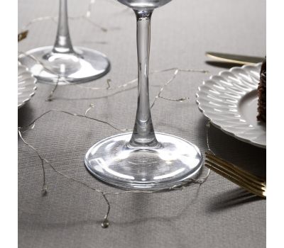 Гирлянда «Мишура» 1 м с серебристой нитью, 20 LED и белым свечением — ваш идеальный декор!, изображение 2