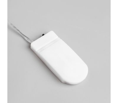 Гирлянда «Мишура» 1 м с серебристой нитью, 20 LED и белым свечением — ваш идеальный декор!, изображение 3