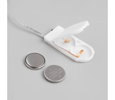 Гирлянда «Мишура» 1 м с серебристой нитью, 20 LED и белым свечением — ваш идеальный декор!, изображение 4