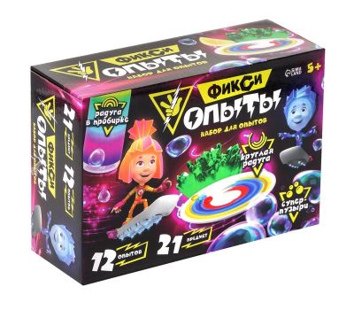 Набор для опытов «Фиксиопыты. Большой набор» 21 ппредмет— увлекательная наука для детей от 5 лет!, изображение 4
