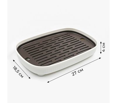 Чабань для чайной церемонии 27×18,5×4 см — поднос на ножках в восточном стиле, изображение 2 Чабань для чайной церемонии 27×18,5×4 см — поднос на ножках в восточном стиле, изображение 2