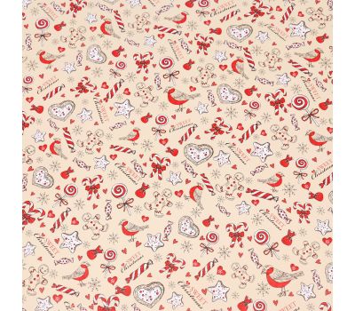 Глянцевая упаковочная бумага "Рождественская конфета" – стильный выбор для ваших подарков!, изображение 5