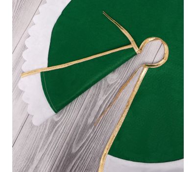 Полянка под ёлку «Рюши» — стильное украшение для новогоднего интерьера, изображение 3