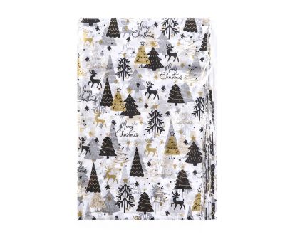 Новогодняя упаковочная бумага тишью «Оленята» — стильное и элегантное решение для ваших подарков, изображение 4