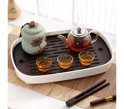 Набор ЧАБАНЬ для чайной церемонии, поднос 27 х 18.5 х 4 см + чахэ, изображение 2