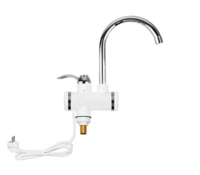 Проточный электрический водонагреватель с LED дисплеем — горячая вода за секунды, изображение 5 Проточный электрический водонагреватель с LED дисплеем — горячая вода за секунды, изображение 5