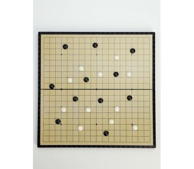 Настольная игра Го с магнитной доской и комплектом из 301 камня — ваш путь к мастерству стратегии.​, изображение 2