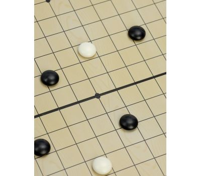 Настольная игра Го с магнитной доской и комплектом из 301 камня — ваш путь к мастерству стратегии.​, изображение 3