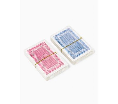 Пластиковые игральные карты «Покер» — набор из 2 прочных колод по 54 карты, изображение 2