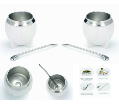 Подарочный набор для мате – калабас + бомбилья: традиции Южной Америки в вашем доме!, изображение 2