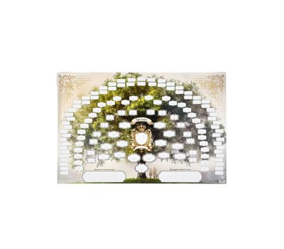 Плакат «Генеалогическое древо «Герб семьи» 90.6×59.6 см — визуализируйте историю своего рода, изображение 2