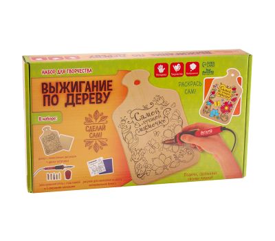 Набор для выжигания и росписи по дереву «Самой лучшей мамочке»: развивайте творческий потенциал вашего ребенка!, изображение 8
