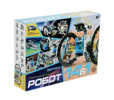 Набор для опытов «Робот», 14 в 1 — познавательный конструктор на солнечной энергии для детей!, изображение 10