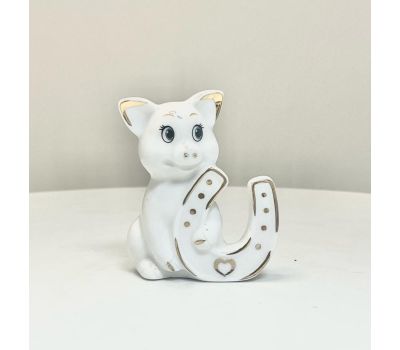 Фарфоровая статуэтка «Свинка счастья»: ваш талисман на удачу и успех, изображение 2