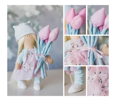 Набор для шитья интерьерной куклы "Марта" – создайте уникальную куклу своими руками!, изображение 5