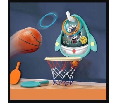 Игровой набор (баскетбол, теннис, бросание колец) – активные игры для детей, изображение 4