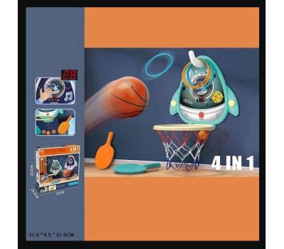 Игровой набор (баскетбол, теннис, бросание колец) – активные игры для детей, изображение 5