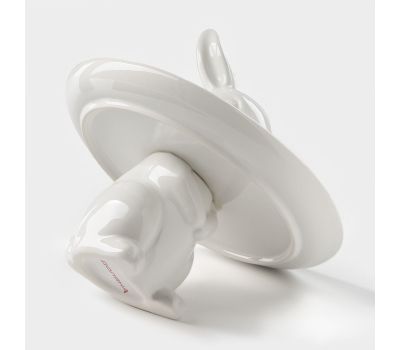 Блюдо для пирожных «Кролл» (18×18 см, белое) — элегантность и практичность на вашем столе, изображение 3 Блюдо для пирожных «Кролл» (18×18 см, белое) — элегантность и практичность на вашем столе, изображение 3