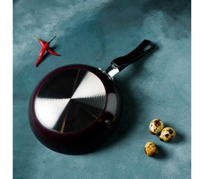 Promo 20 см: бордовая сковорода с антипригарным покрытием и комфортной ручкой, изображение 6 Promo 20 см: бордовая сковорода с антипригарным покрытием и комфортной ручкой, изображение 6