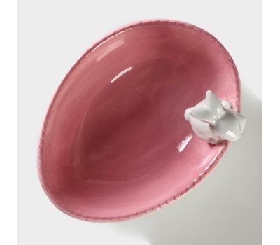 Набор сервировочной посуды «Зайка» (4 предмета, голубой и розовый) — изысканность и уют на вашем столе, изображение 12 Набор сервировочной посуды «Зайка» (4 предмета, голубой и розовый) — изысканность и уют на вашем столе, изображение 12