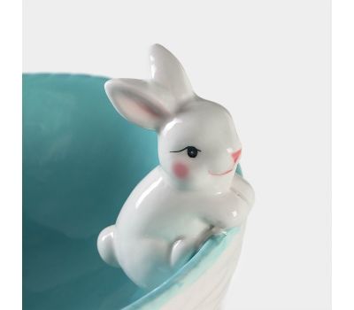 Набор сервировочной посуды «Зайка» (4 предмета, голубой и розовый) — изысканность и уют на вашем столе, изображение 17 Набор сервировочной посуды «Зайка» (4 предмета, голубой и розовый) — изысканность и уют на вашем столе, изображение 17