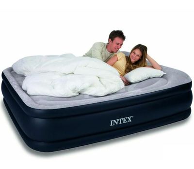 Надувная двуспальная кровать Intex 64136 Deluxe Pillow Rest Reised Bed